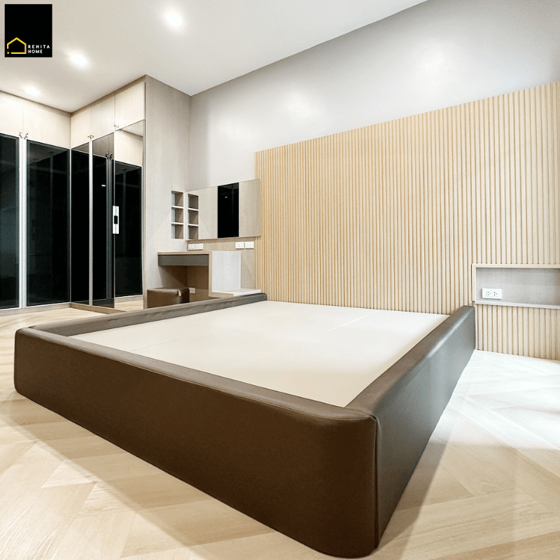 ฐานเตียง 6 ฟุต RENITA HOME รุ่น BLAKE สีน้ำตาล